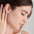 14kt Gold Chain Drop Stud Earrings